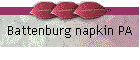 Battenburg napkin PA