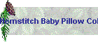 Hemstitch Baby Pillow Color Border