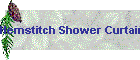 Hemstitch Shower Curtain Mulit Color