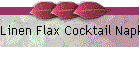 Linen Flax Cocktail Napkins