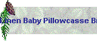 Linen Baby Pillowcasse Brown Dots